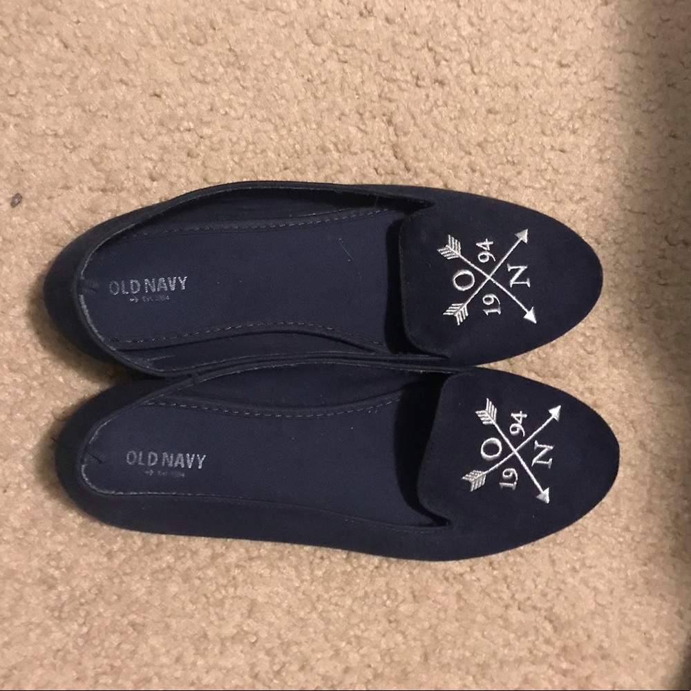 Old Navy Logo Navy Loafers
